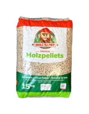 Pellets de Madeira / Harry Holz Premium - 65 Sacos de 15 kg