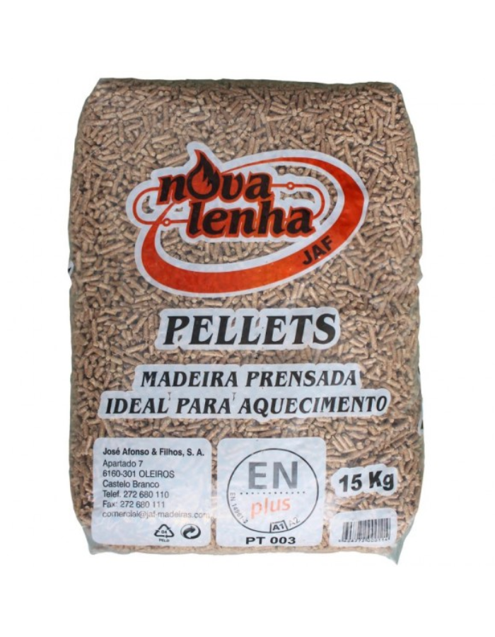 Pellets Nova Lenha – Palete de 77 sacos de 15 kg