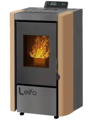 Salamandra a pellets LEIFO CAPRI BEGE 13KW